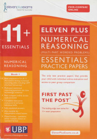Image of 11+ Numerical Reasoning: Essentials Practice Papers