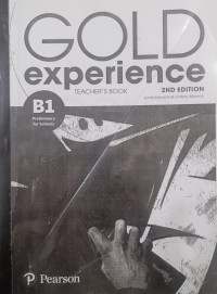 Image of Gold Experience Teachers Book B1